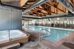 Heated indoor pool at the clubhouse